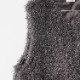 [HARRISS De Relax] Fur gilet_CHARCOAL GRAY(81)