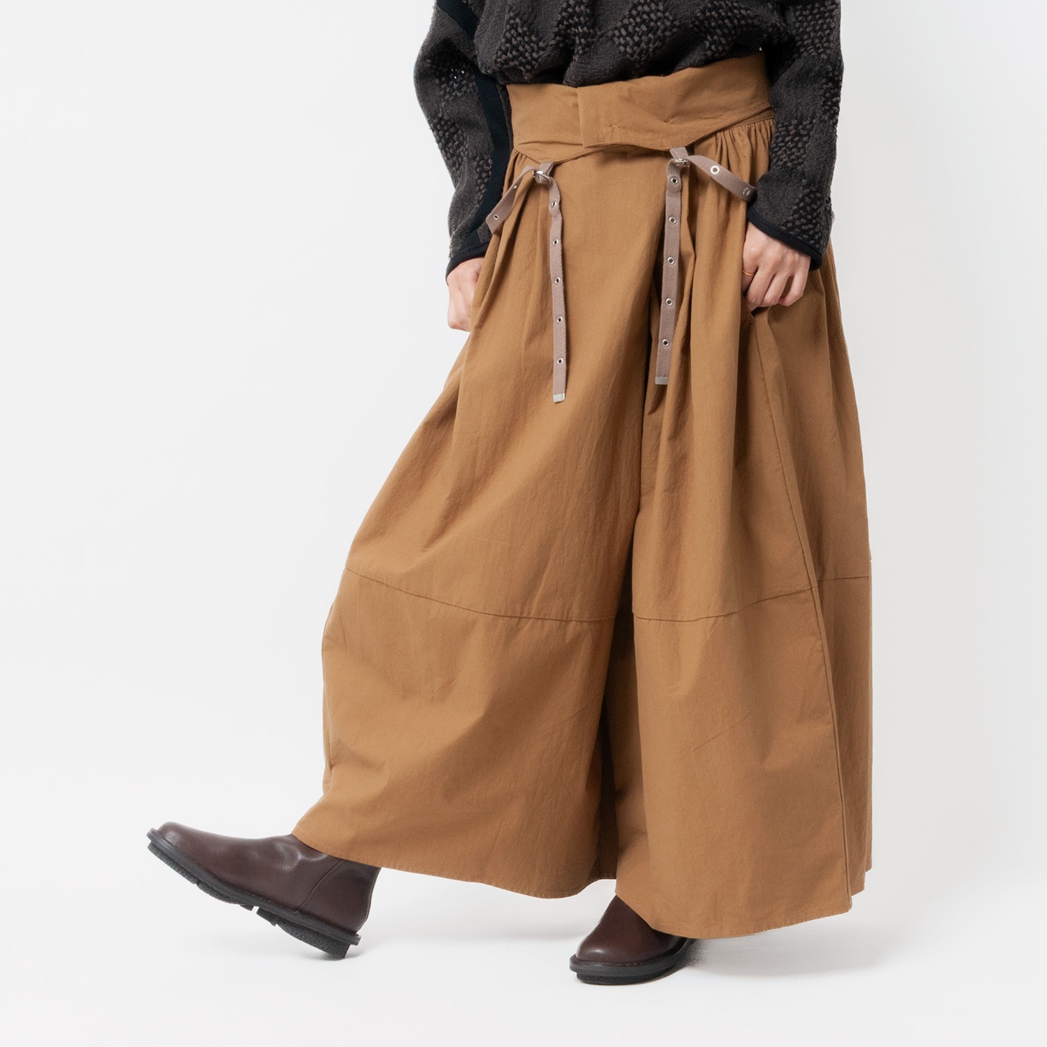 [RaPPELER] Suspender pants_Brown(72)