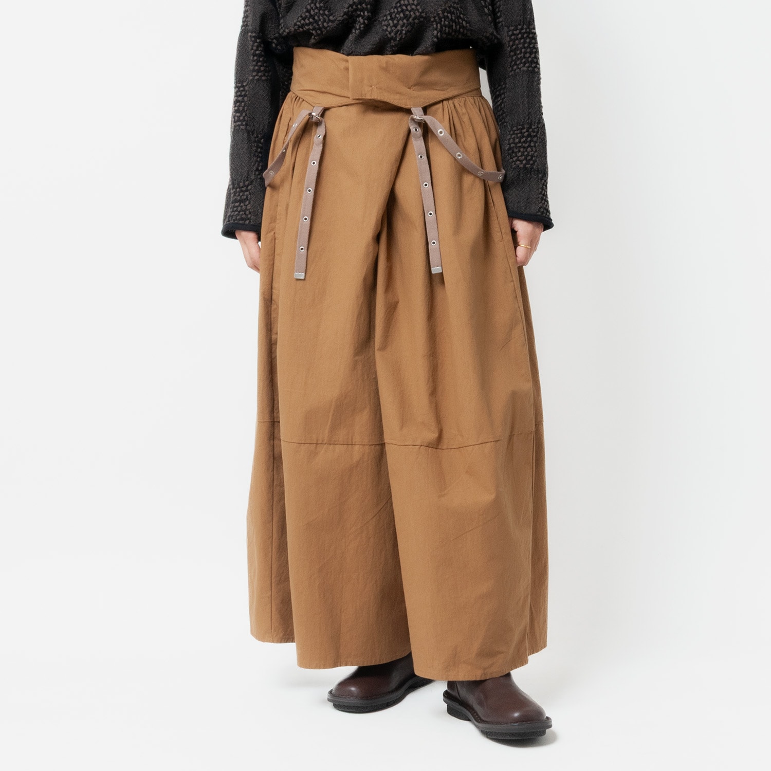 [RaPPELER] Suspender pants_Brown(72)