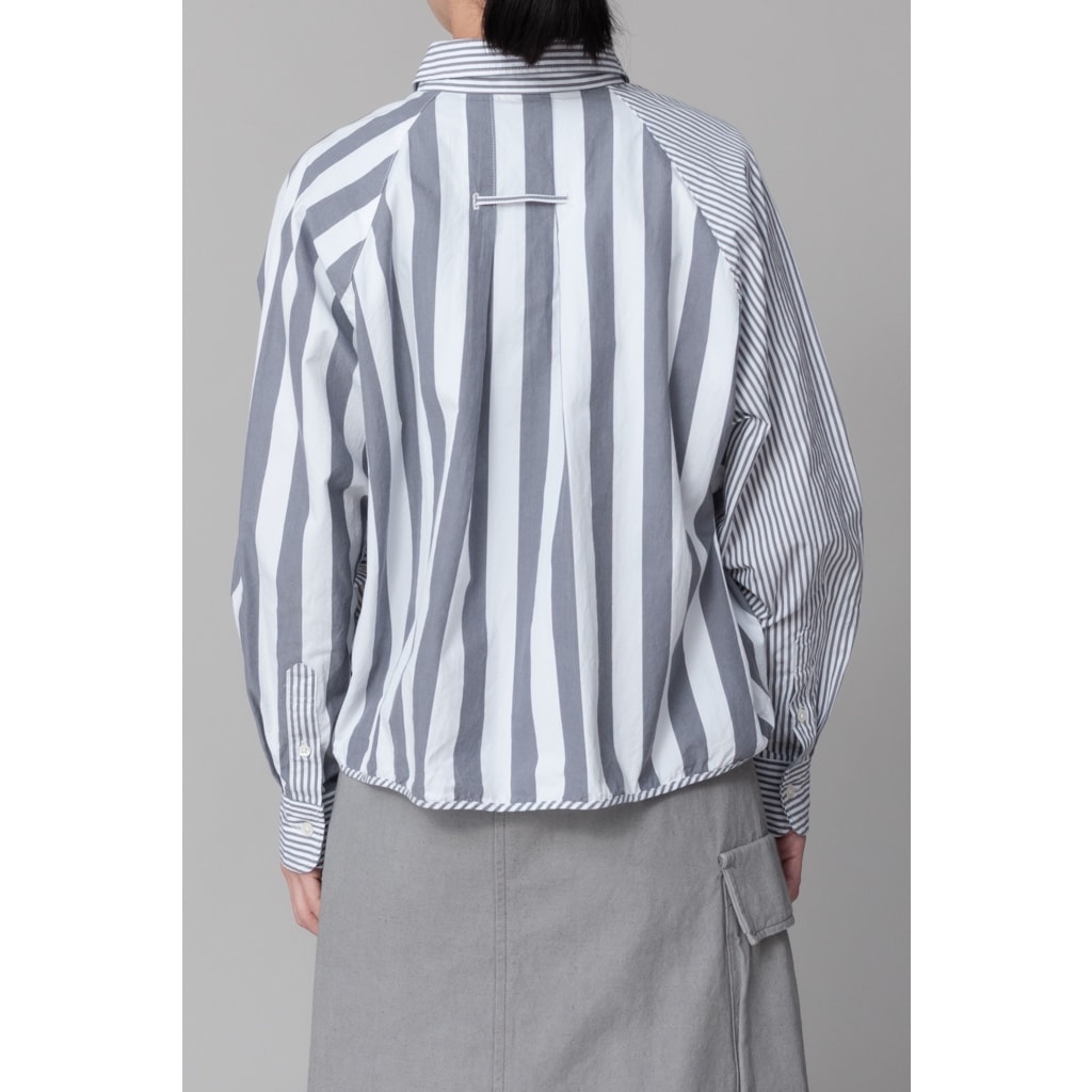 [RaPPELER] Raglan short length shirt_Charcoal gray(81)