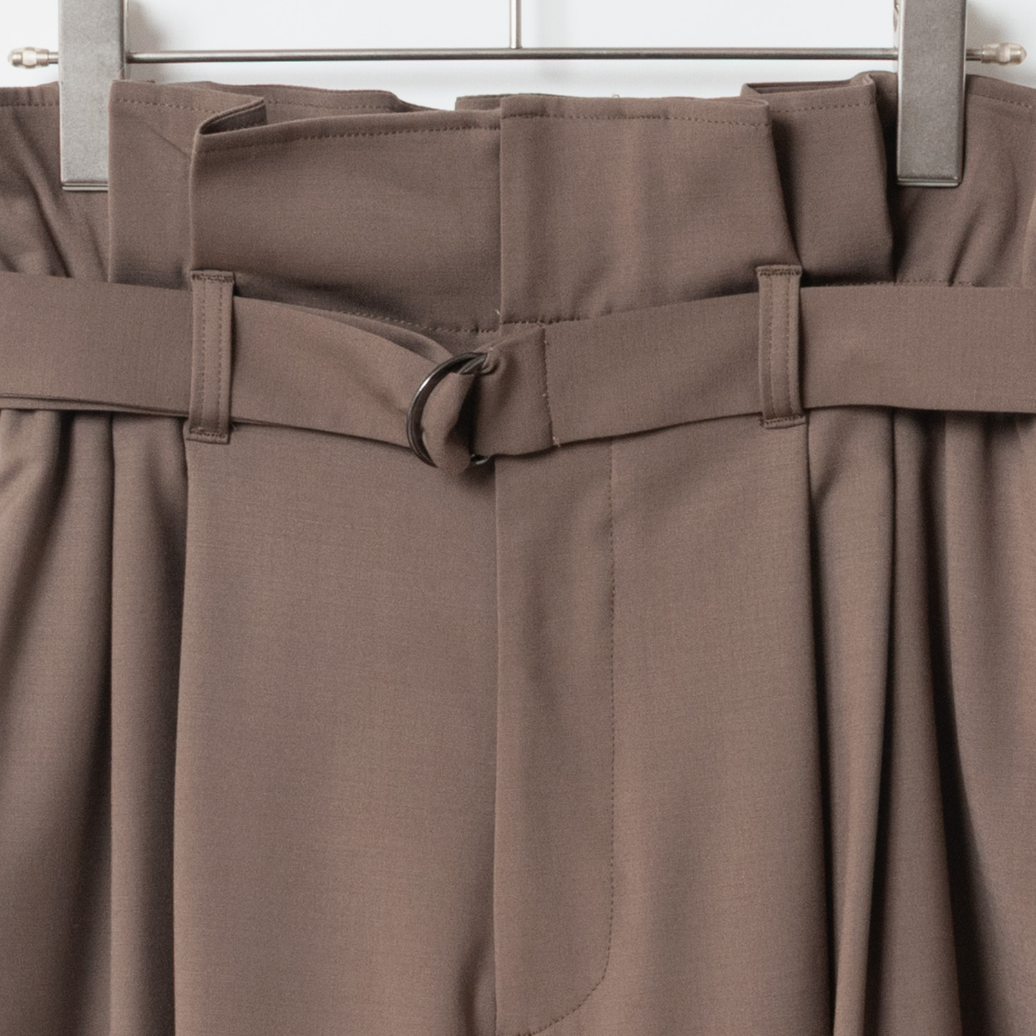 [Harriss  Keiko Okamoto] Wide pants_Light Brown(72)