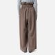 [Harriss  Keiko Okamoto] Wide pants_Light Brown(72)