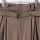 [Harriss  Keiko Okamoto] Wide pants_Light Brown(72)