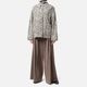 [Harriss  Keiko Okamoto] Wide pants_Light Brown(72)