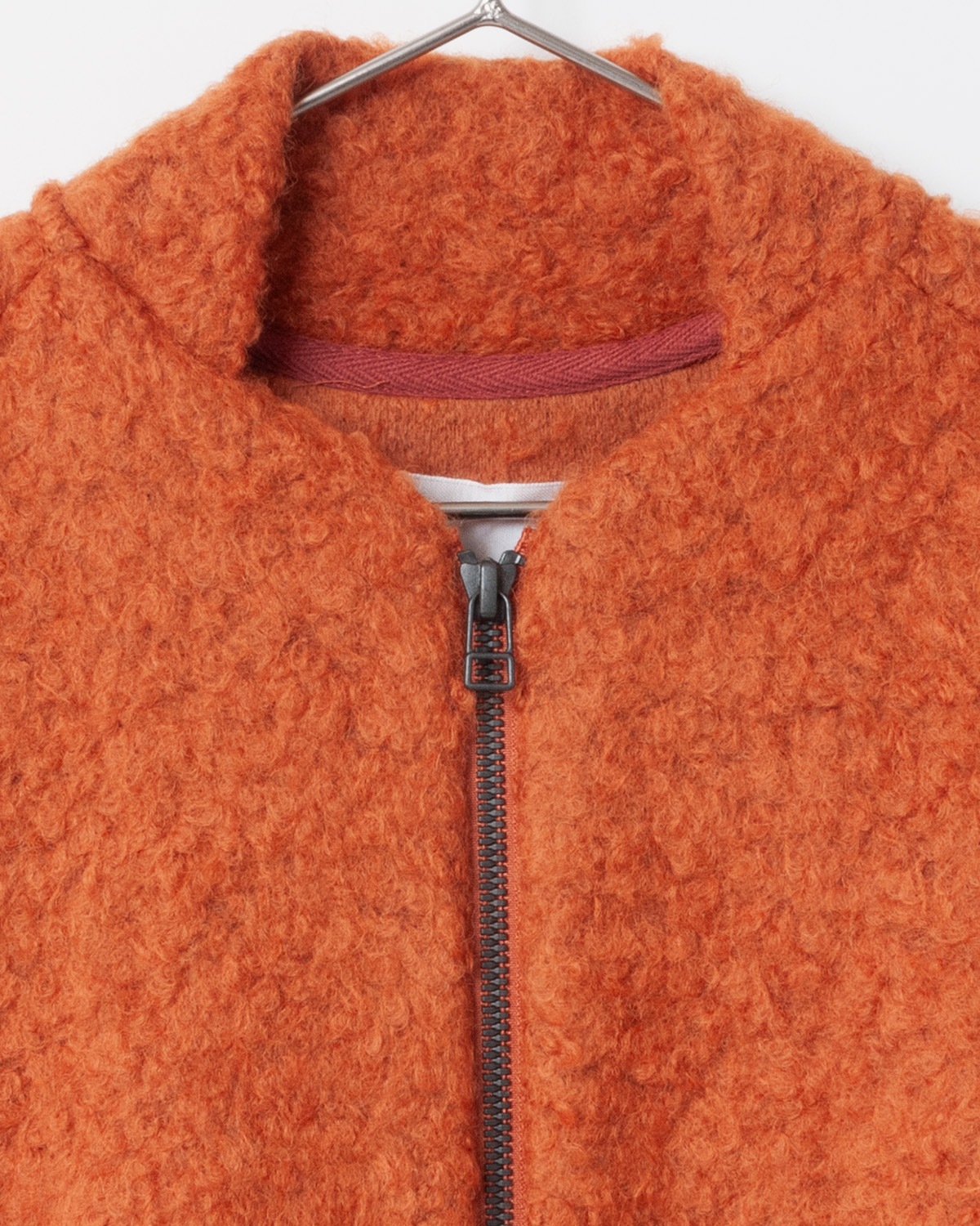 Loop Inlay Compression Knit Coat ( Orange ) | KANEMAN E-STORE