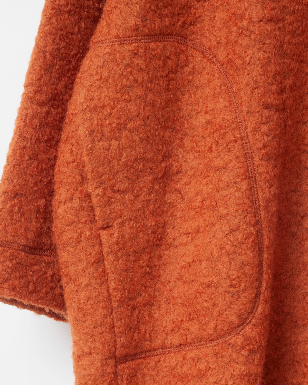 Loop Inlay Compression Knit Coat ( Orange ) | KANEMAN E-STORE