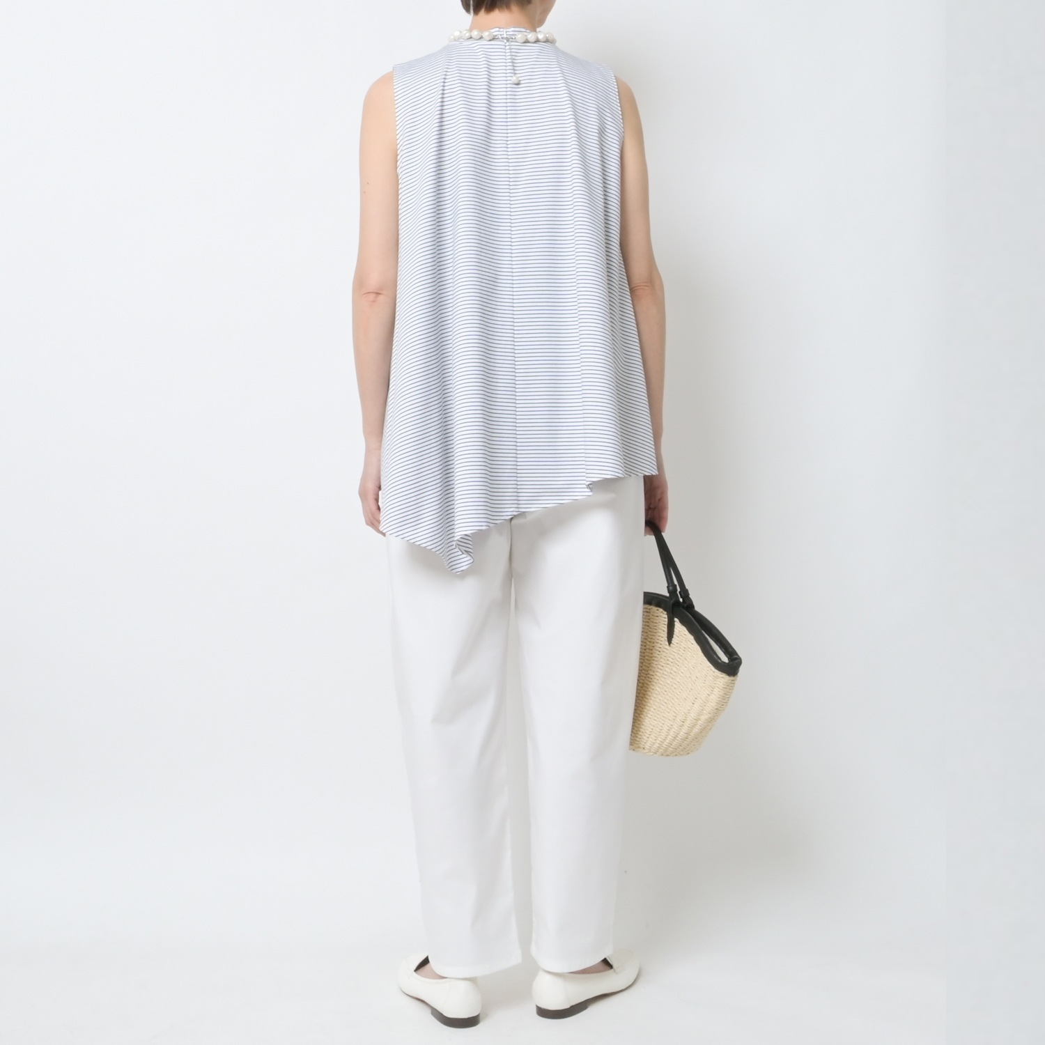 [Harriss] 2-Tuck Wide Tapered Pants