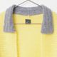 [Harriss  Keiko Okamoto] Kid mohair blend crew neck cardigan_Lemon Yellow(12)