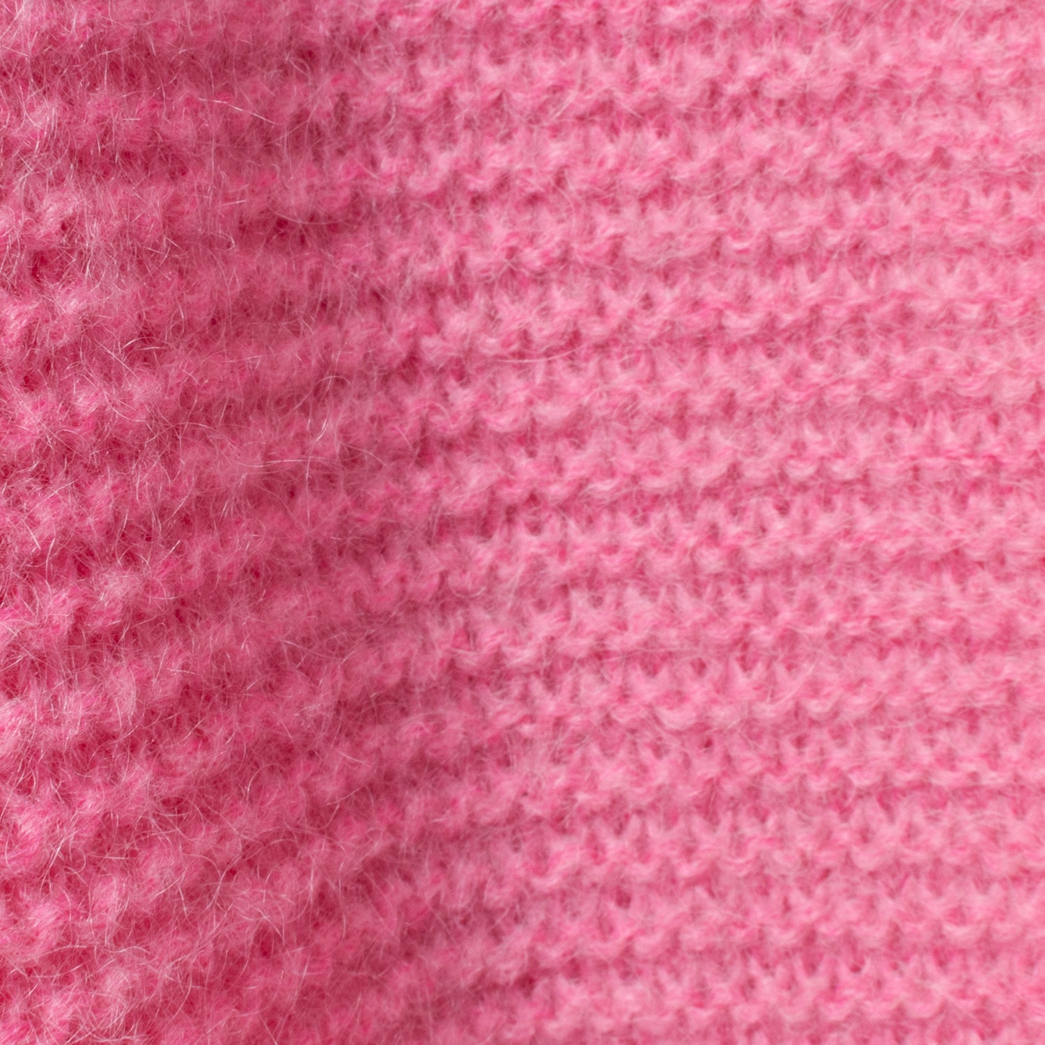 [Harriss  Keiko Okamoto] Kid mohair blend crew neck cardigan_Rose Pink(22)