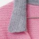 [Harriss  Keiko Okamoto] Kid mohair blend crew neck cardigan_Rose Pink(22)