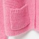 [Harriss  Keiko Okamoto] Kid mohair blend crew neck cardigan_Rose Pink(22)