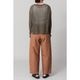 [RaPPELER] Paper cotton roll neck pullover_khaki(32)