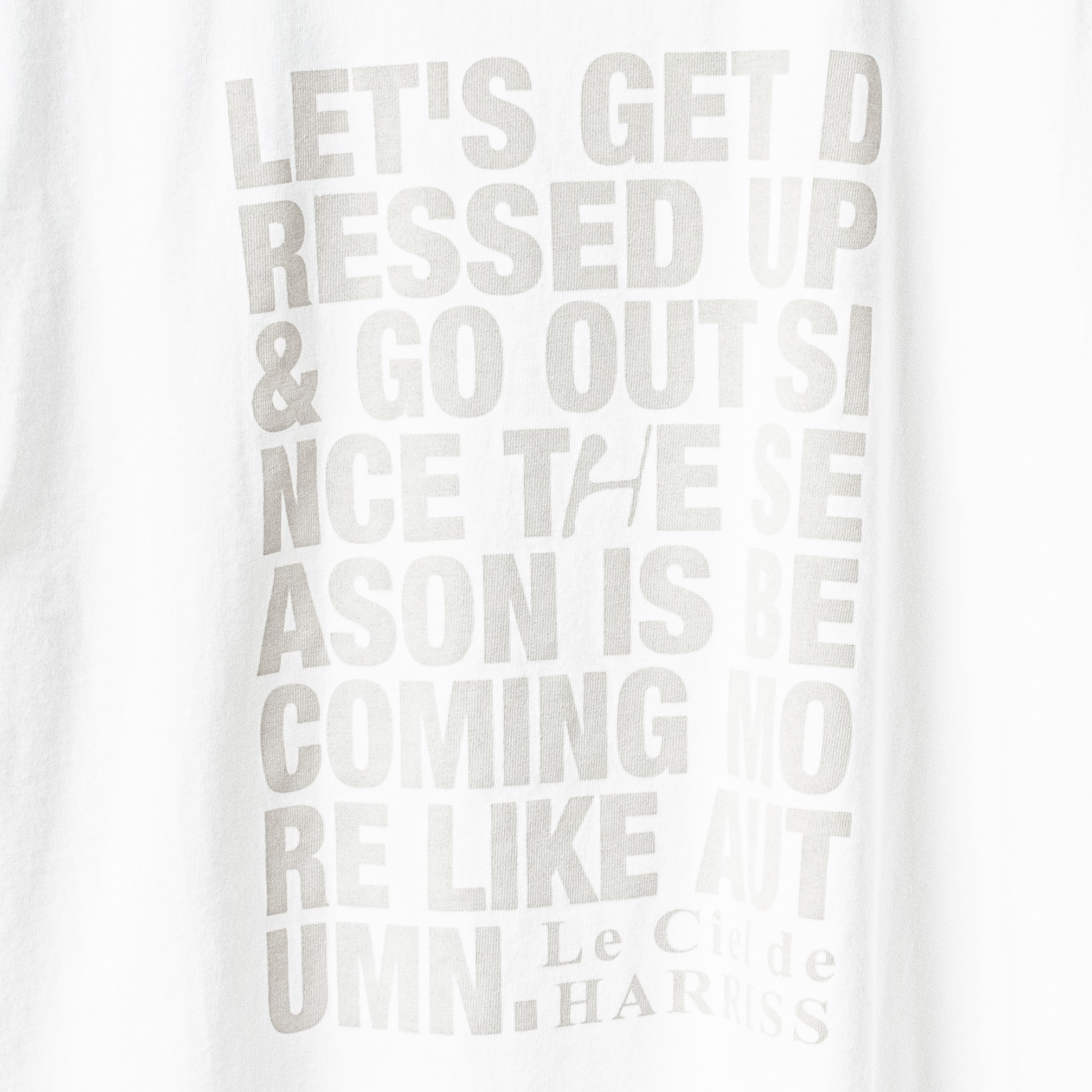 [le ciel de HARRISS] Slightly loose-fitting T-shirt
