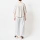 [Harriss] Linen Frilled Blouse