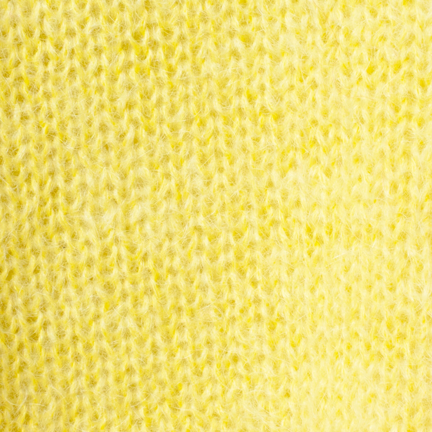 [Harriss �� Keiko Okamoto] Kid mohair blend wide turtleneck pullover_Lemon Yellow(12)
