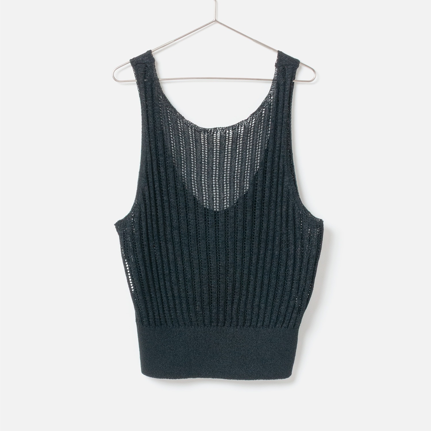 [RaPPELER] Paper Cotton Vest_Black(80)