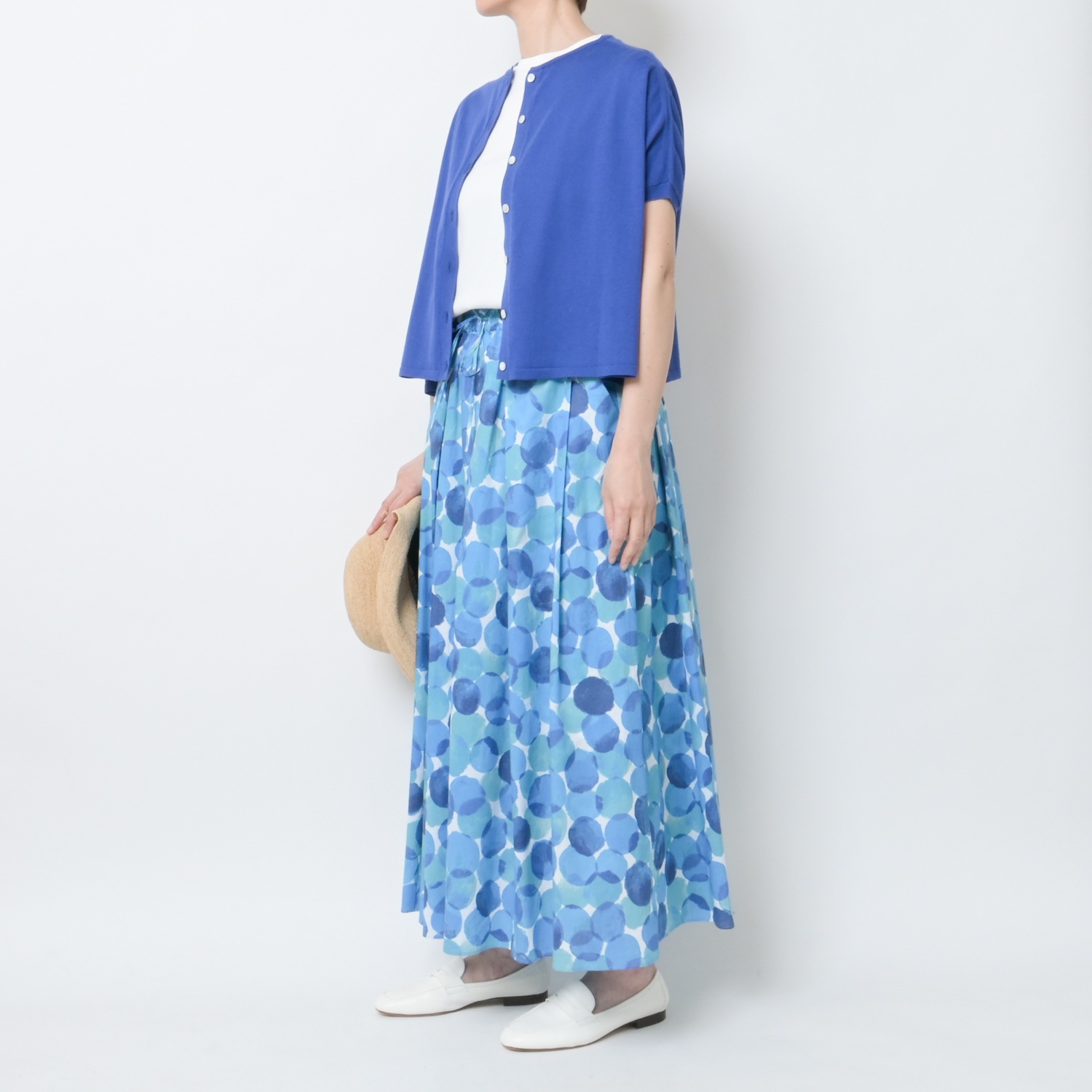 [Harriss] Tucked Gather Skirt