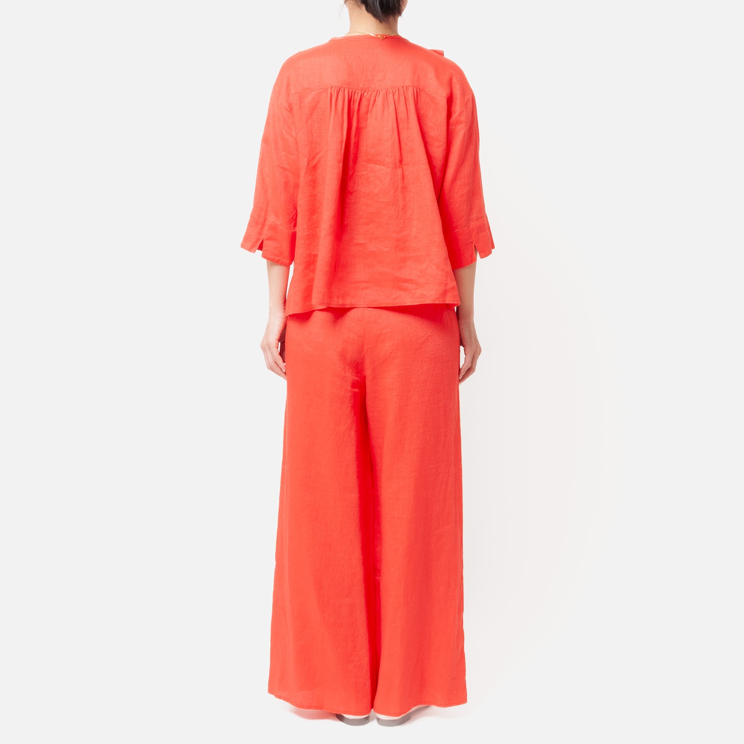 [Harriss] Wide linen pants