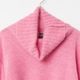 [Harriss  Keiko Okamoto] Kid mohair blend wide turtleneck pullover_Rose Pink(22)