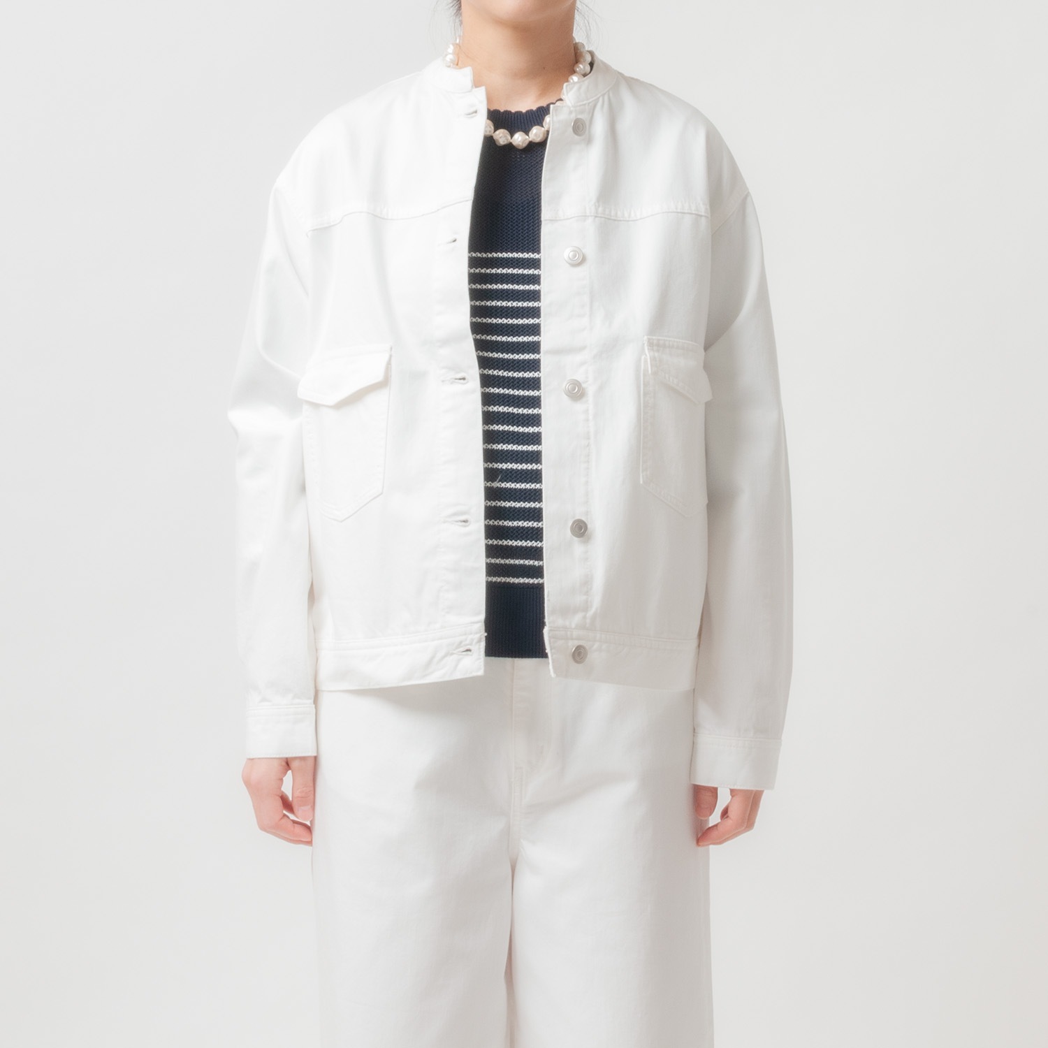 [Harriss] Colored Denim Jacket