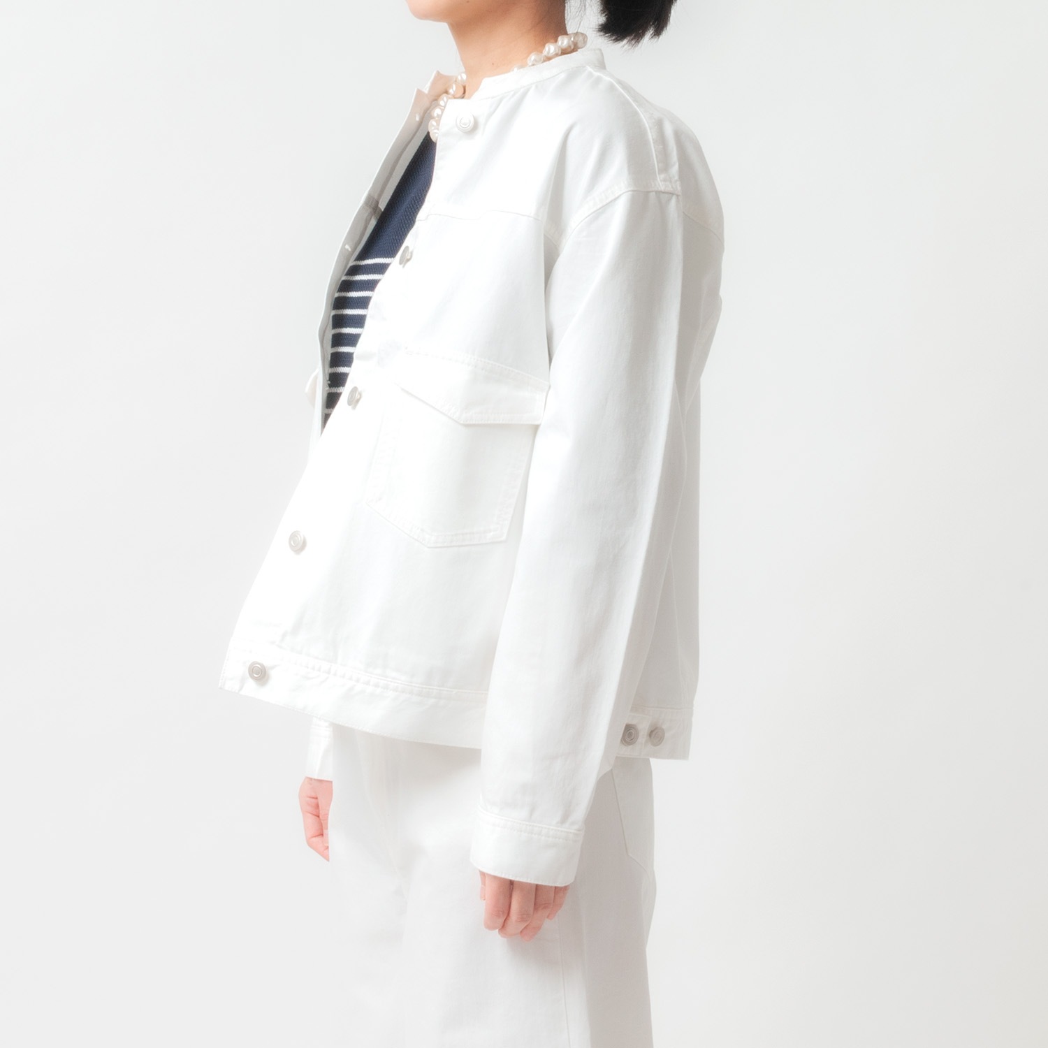 [Harriss] Colored Denim Jacket