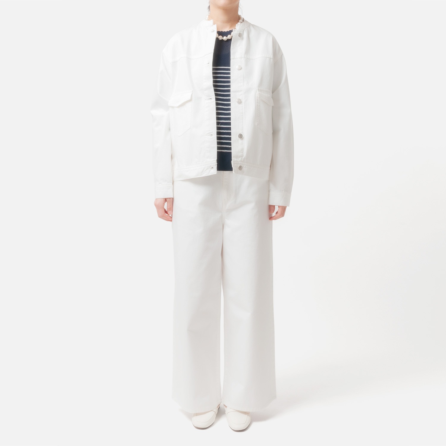 [Harriss] Colored Denim Jacket