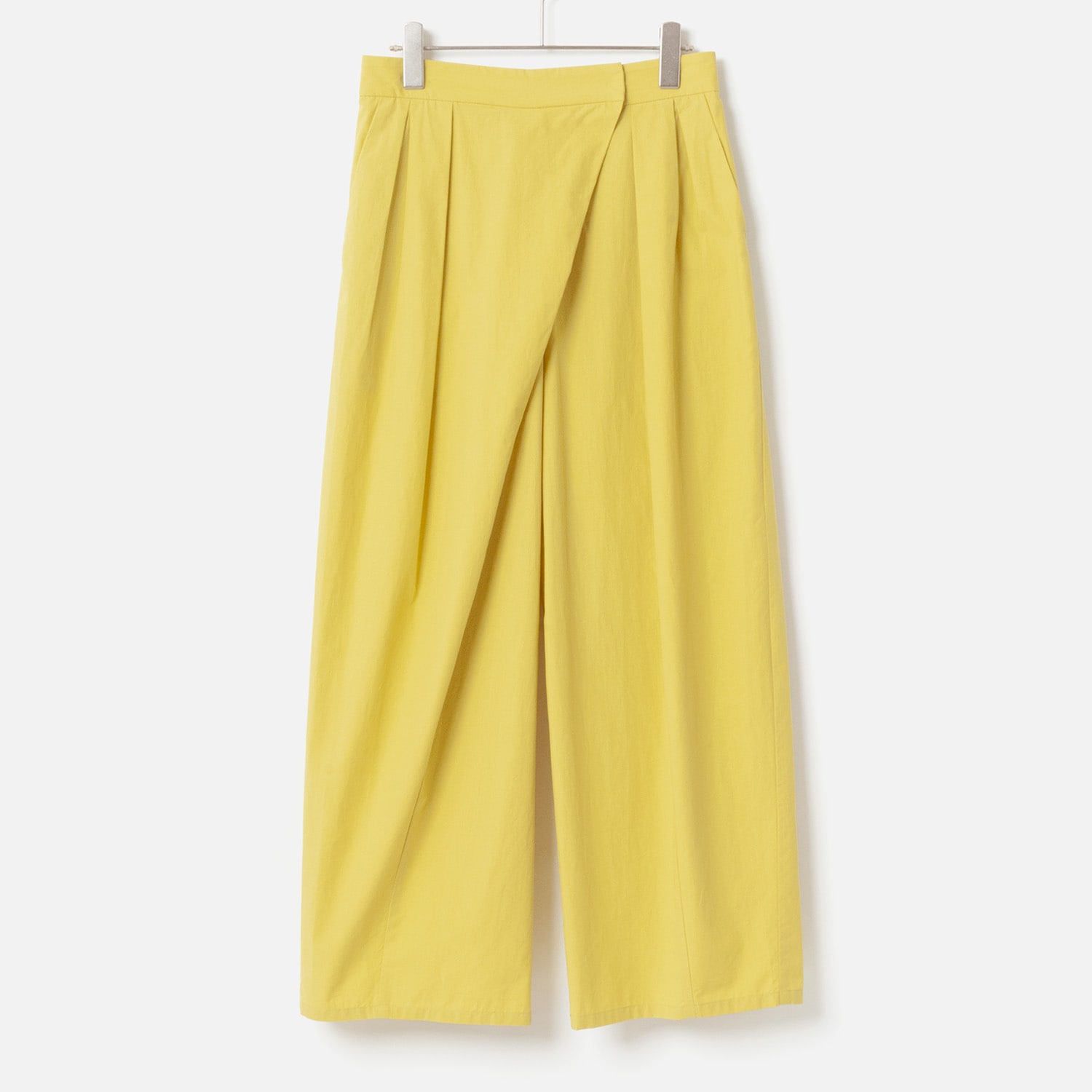 [Harriss] Wrap-style semi-wide pants
