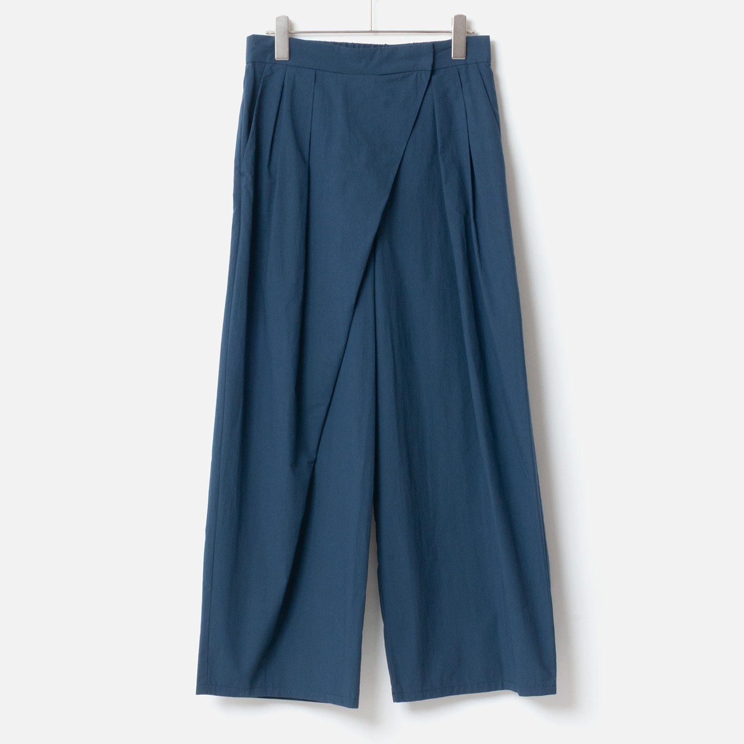 [Harriss] Wrap-style semi-wide pants
