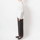 [HarrissKeiko Okamoto] Semi-wide pants in opal print_Black(80)