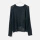 [RaPPELER] Paper cotton roll neck pullover_Black(80)