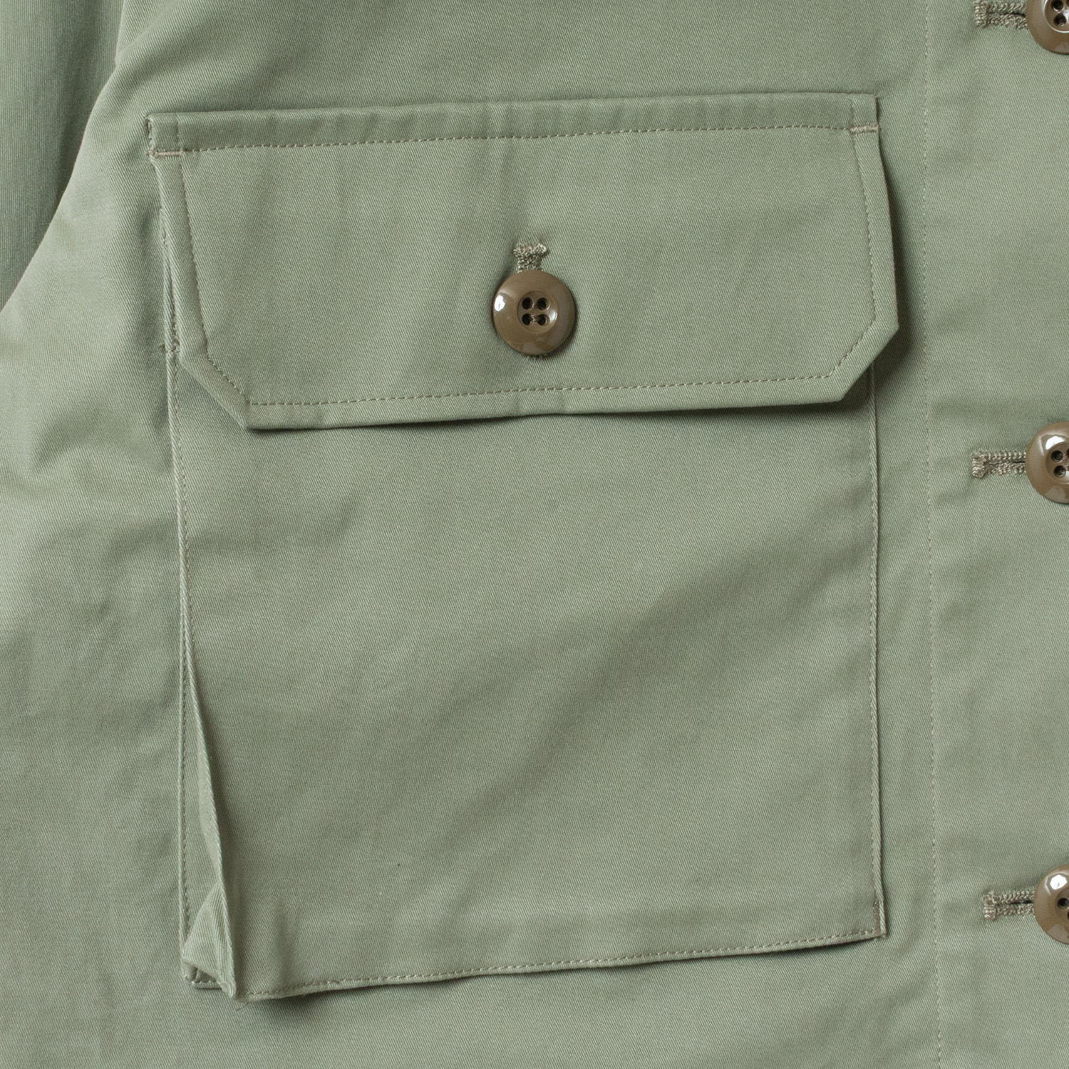 [le ciel de HARRISS] Cropped military shirt_khaki(32)