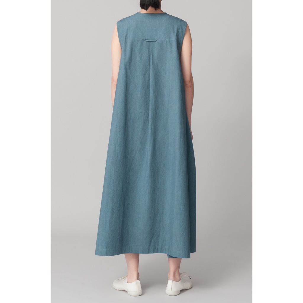 [RaPPELER] Sulfur-dyed 2-way dress_Dark green(30)