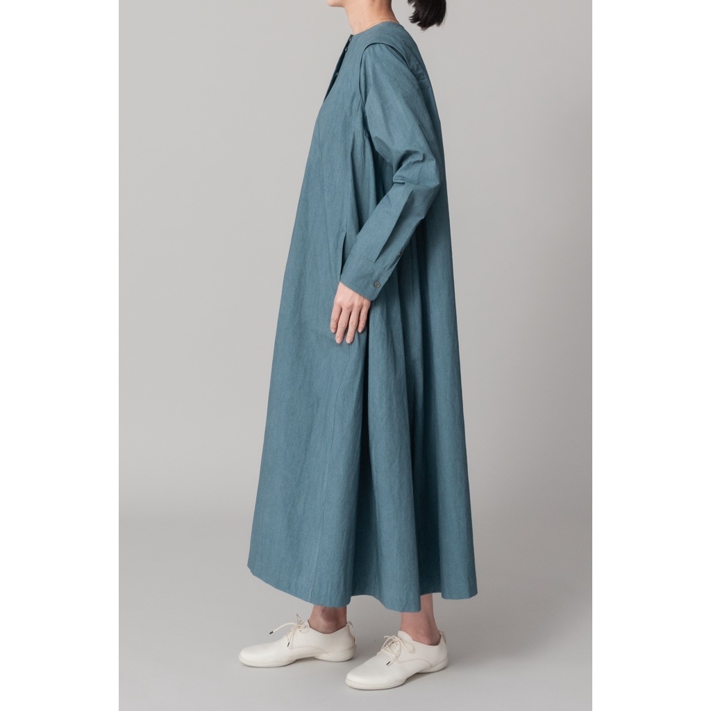 [RaPPELER] Sulfur-dyed 2-way dress_Dark green(30)
