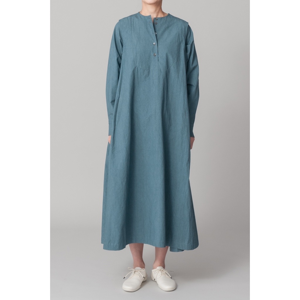 [RaPPELER] Sulfur-dyed 2-way dress_Dark green(30)