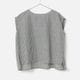 [Harriss] Hemp and cotton blend blouse_Black(80)