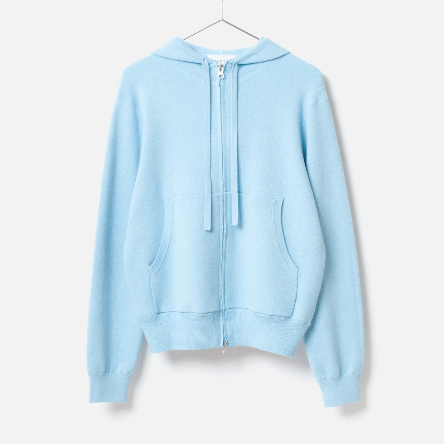 [Harriss] Cotton Cashmere Knit Hoodie