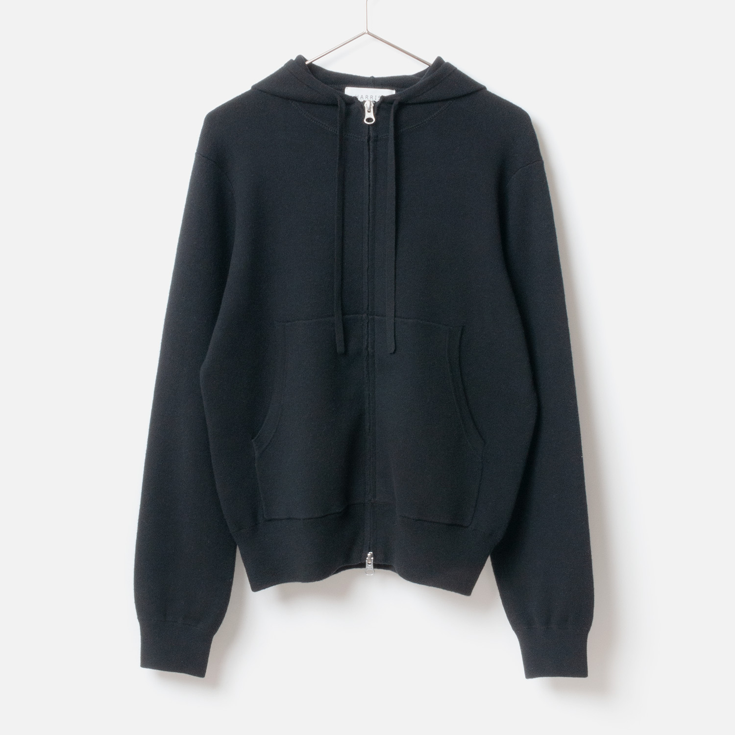 [Harriss] Cotton Cashmere Knit Hoodie