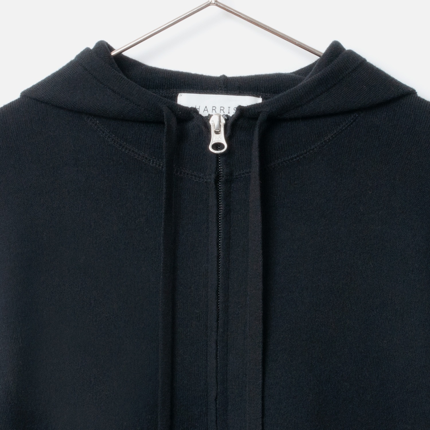 [Harriss] Cotton Cashmere Knit Hoodie
