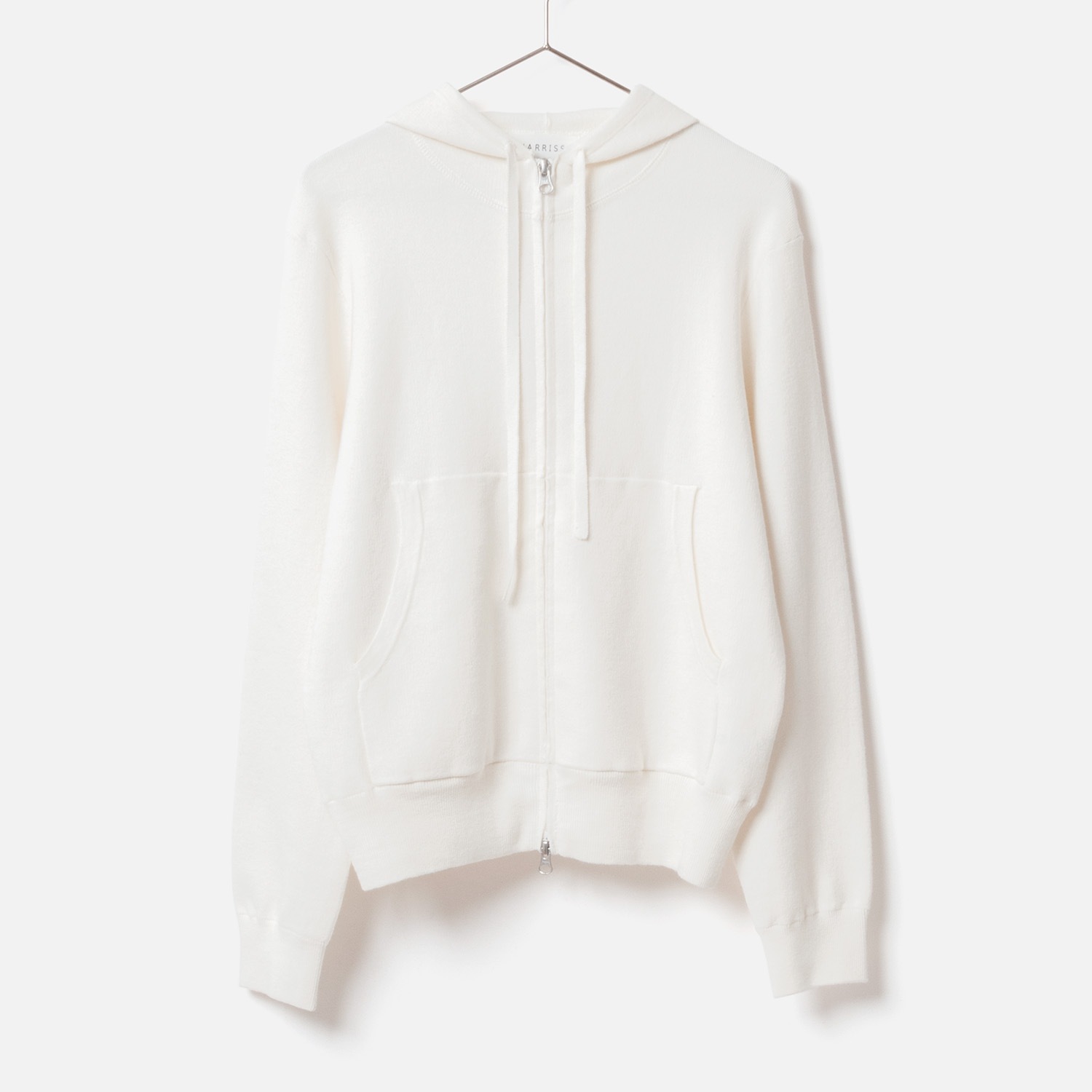 [Harriss] Cotton Cashmere Knit Hoodie