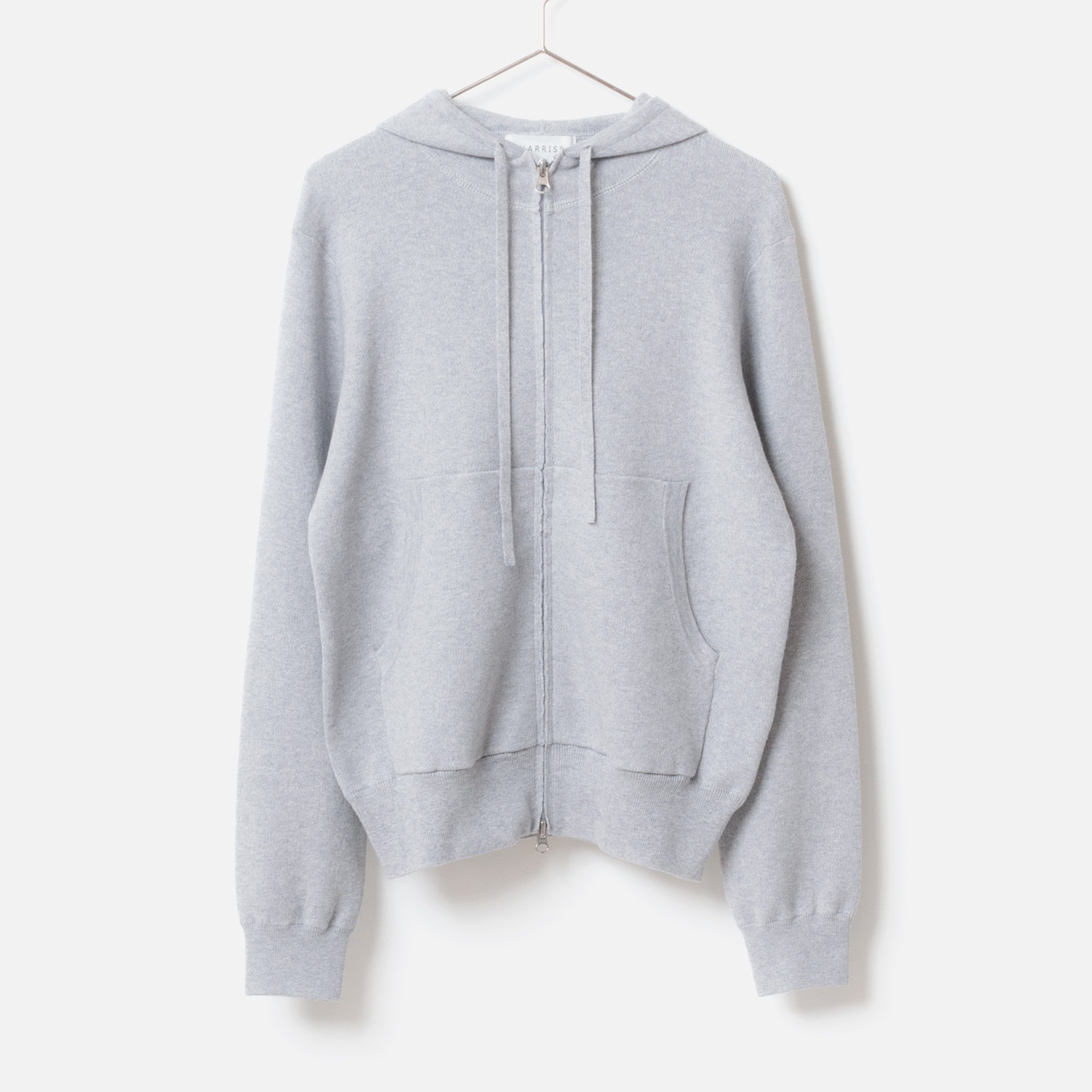 [Harriss] Cotton Cashmere Knit Hoodie