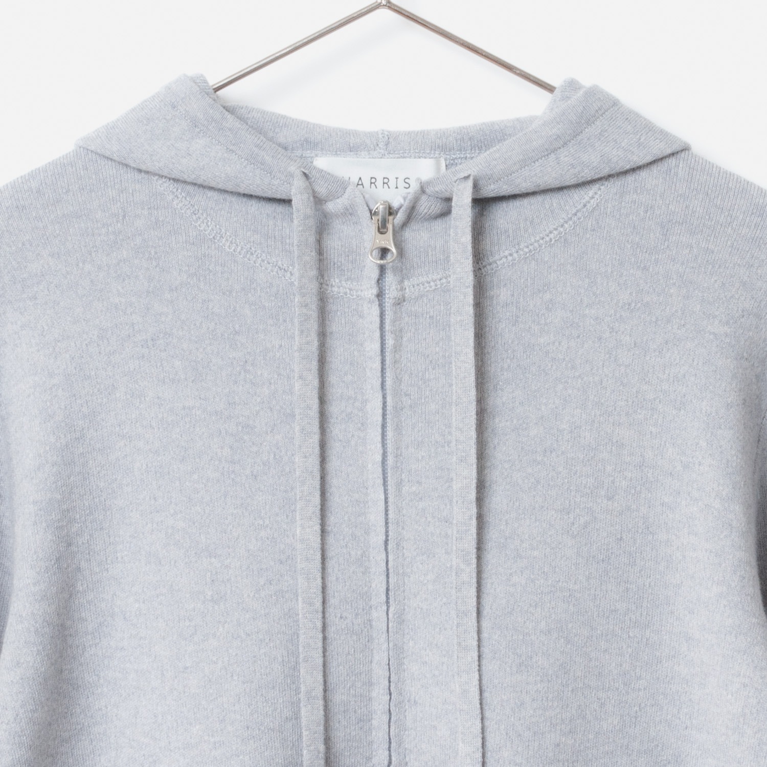 [Harriss] Cotton Cashmere Knit Hoodie