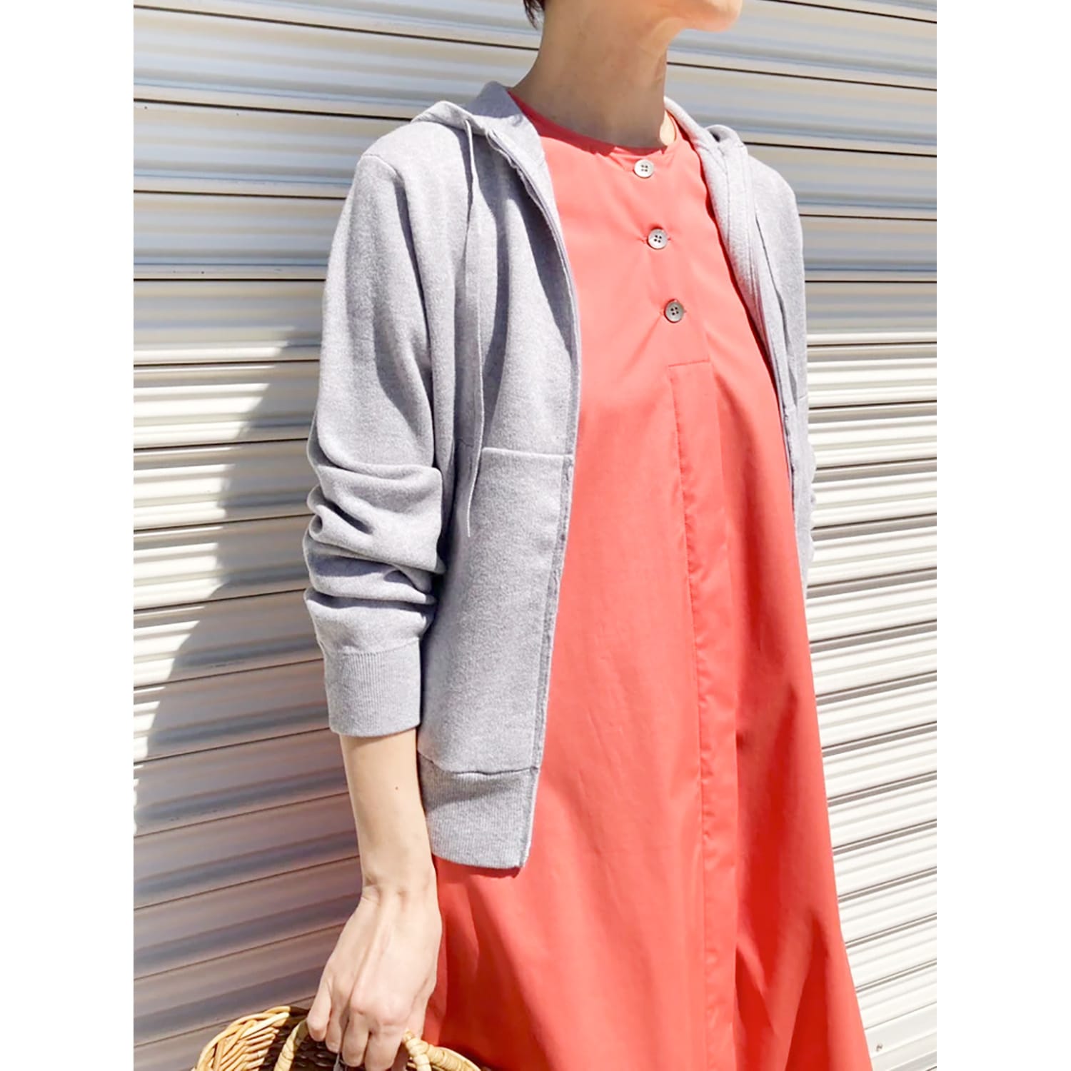 [Harriss] Cotton Cashmere Knit Hoodie