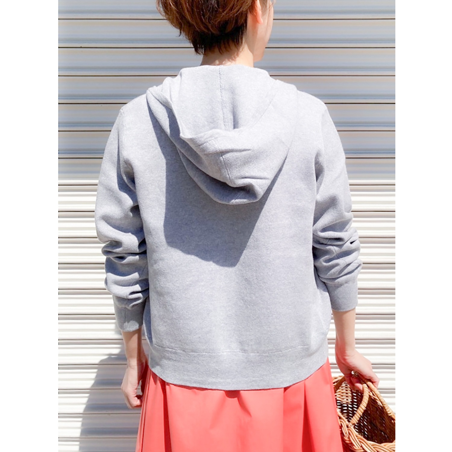 [Harriss] Cotton Cashmere Knit Hoodie
