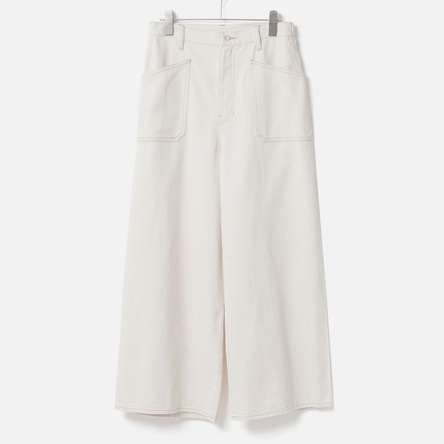 [le ciel de HARRISS] Side Seamless Sailor Pants_Off white(02)