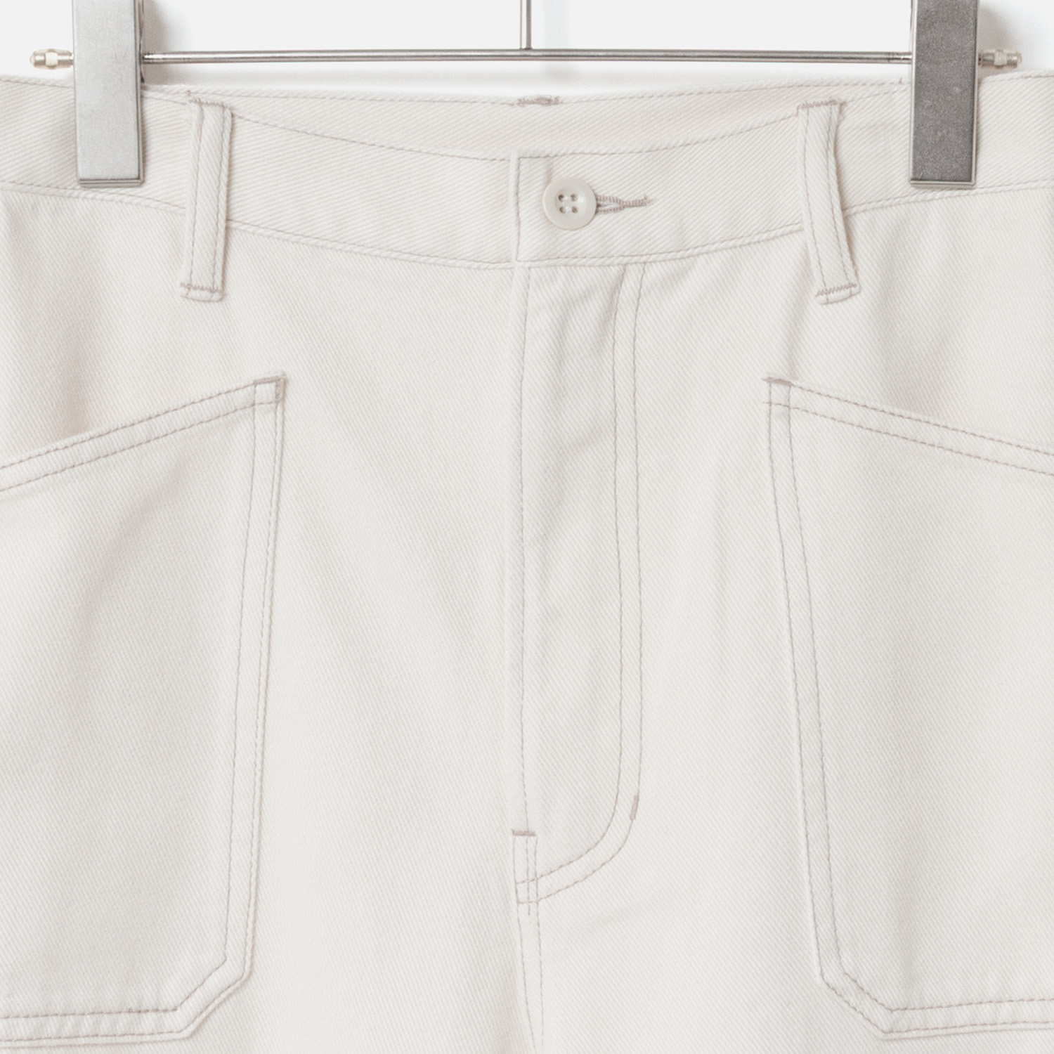 [le ciel de HARRISS] Side Seamless Sailor Pants_Off white(02)