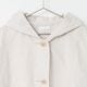 [RaPPELER] Spring coat with cocoon silhouette_Ecru(03)