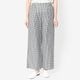 [Harriss] Hemp and cotton blend straight pants_Black(80)