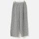 [Harriss] Hemp and cotton blend straight pants_Black(80)