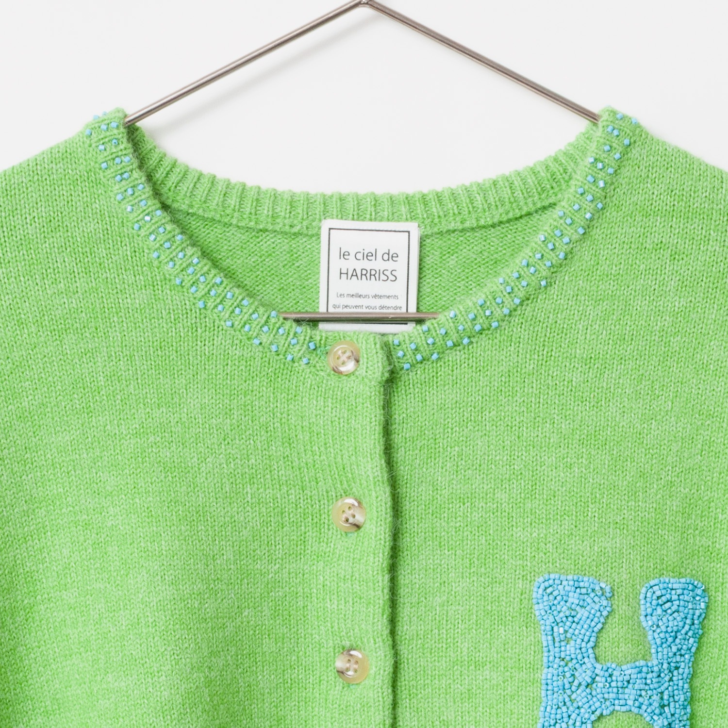 [le ciel de HARRISS] Beaded Embroidery Cardigan