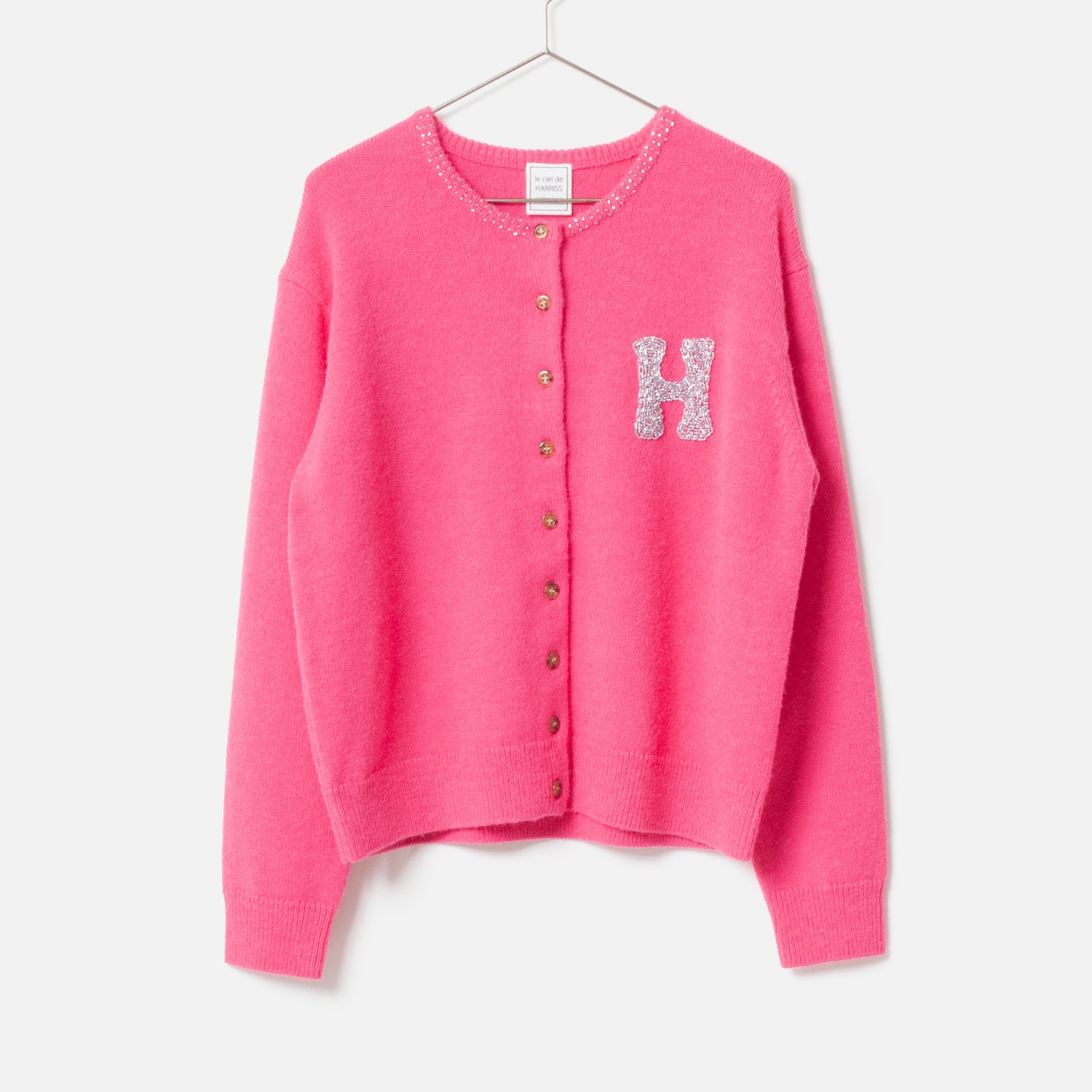 [le ciel de HARRISS] Beaded Embroidery Cardigan